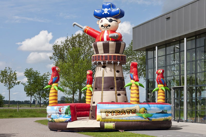 SG068 Outdoor Tower Pirate Inflatable Rock Climbing Wall Games
