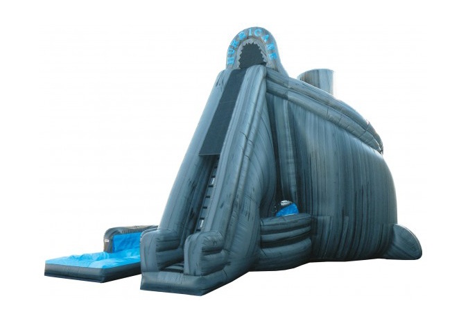 WS010 Giant Large Hurricane Inflatable Water Slide with Pool