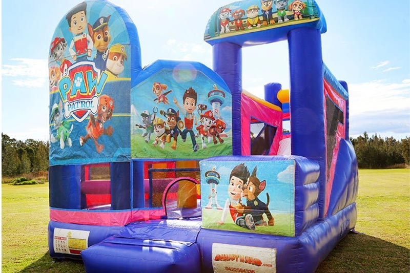 WB017 Paw Patrol Dog 5 in 1 Inflatable Bounce House Combo