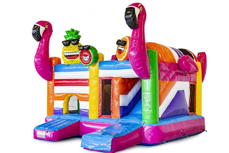 MC110 Multiplay Flamingo Inflatable Bouncy Castle
