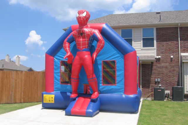 WB020 Spiderman Inflatable bounce house jumping castle