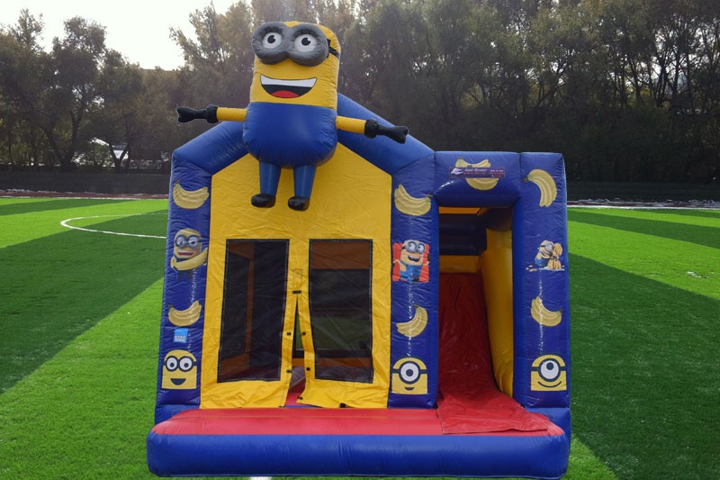 WB023 Minions Inflatable Bouncy Castle and Slide Jumping House