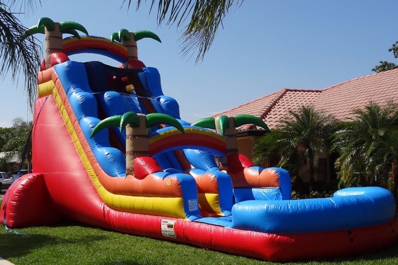 WS020 South Beach Slide 25ft tall Inflatable Water Slide
