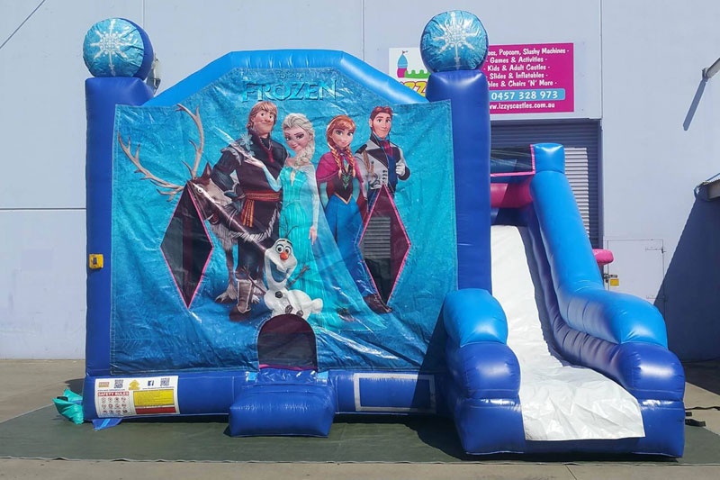 WJ141 Frozen Inflatable Combo Jumping Castle Slide