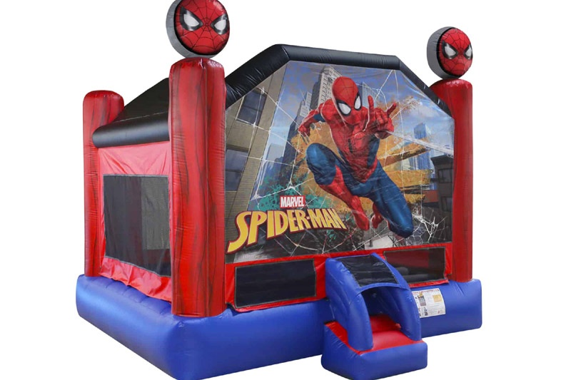 WJ094 Spiderman Inflatable Bounce House Jumping Castle
