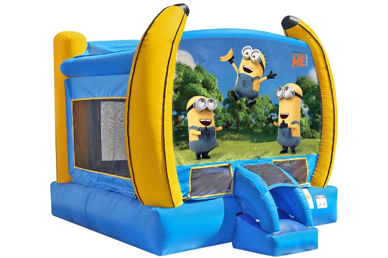 WJ082 Minions Inflatable Bounce House Jumping Castle