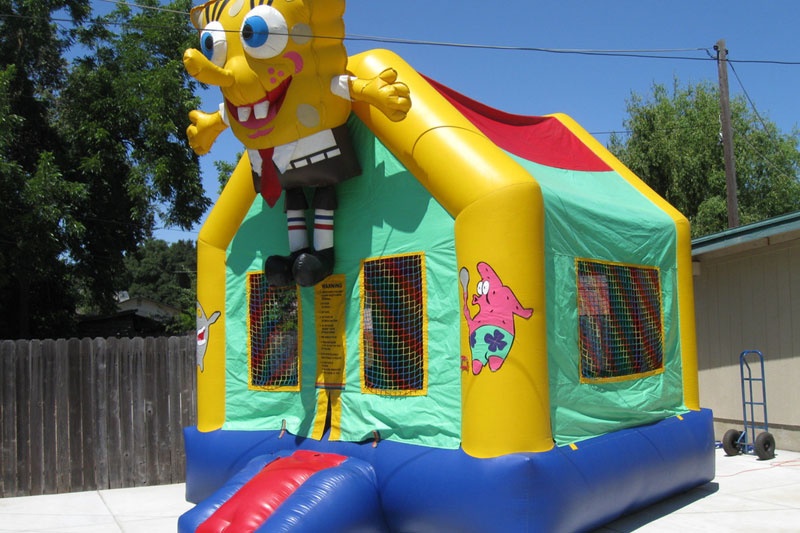 WB006 Spongebob Inflatable Jumping Castle Bounce House