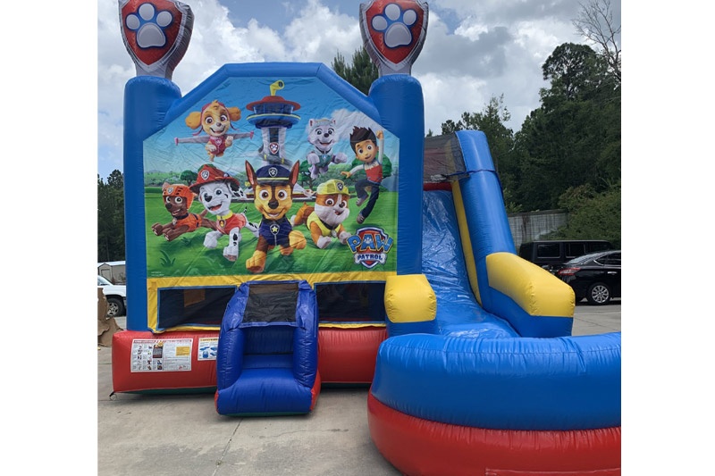 WJ087 PAW Patrol Inflatable Wet Combo Bouncer Slide