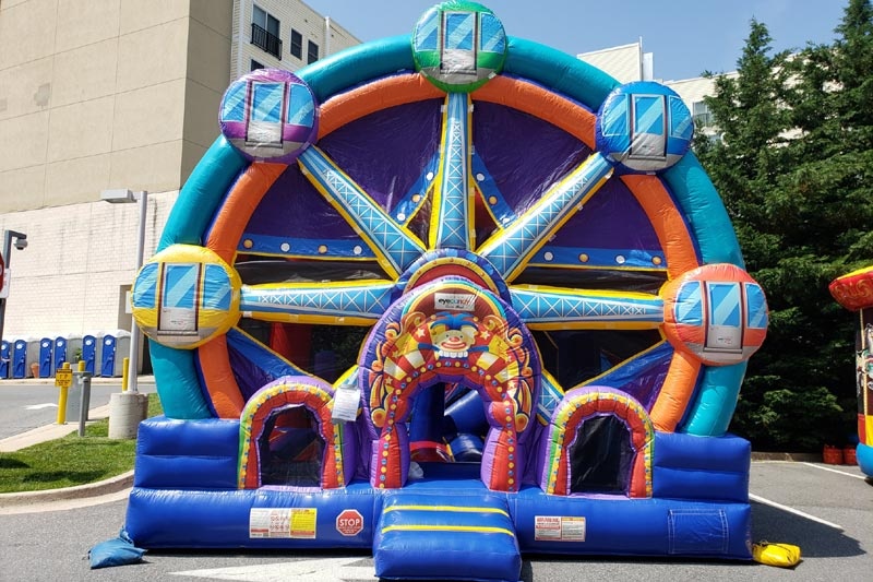 WJ115 Ferris Wheel Inflatable Bounce House Jumping Castle