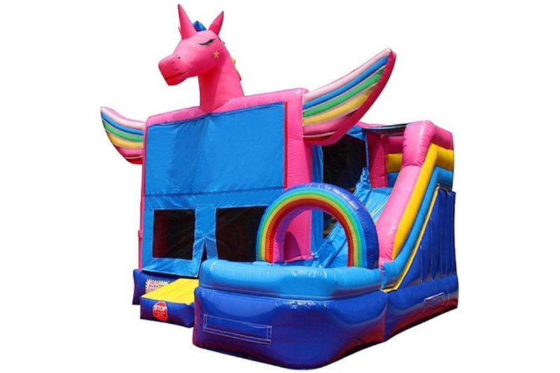 WJ120 Dazzling Unicorn Inflatable Bounce House