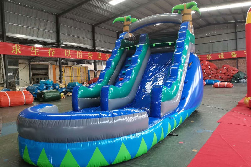 WS088 Hot Sale Tropical Inflatable Water Slide