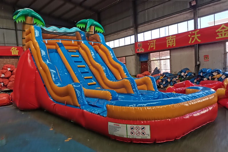 WS073 Tropical Inflatable Water Slide Factory Wholesale Price