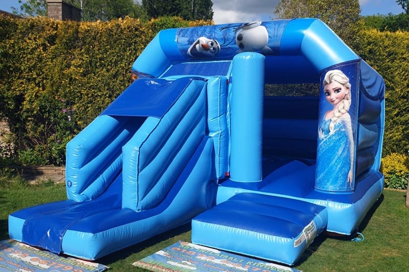 WB043 Frozen Inflatable Castle Bounce House with Slide
