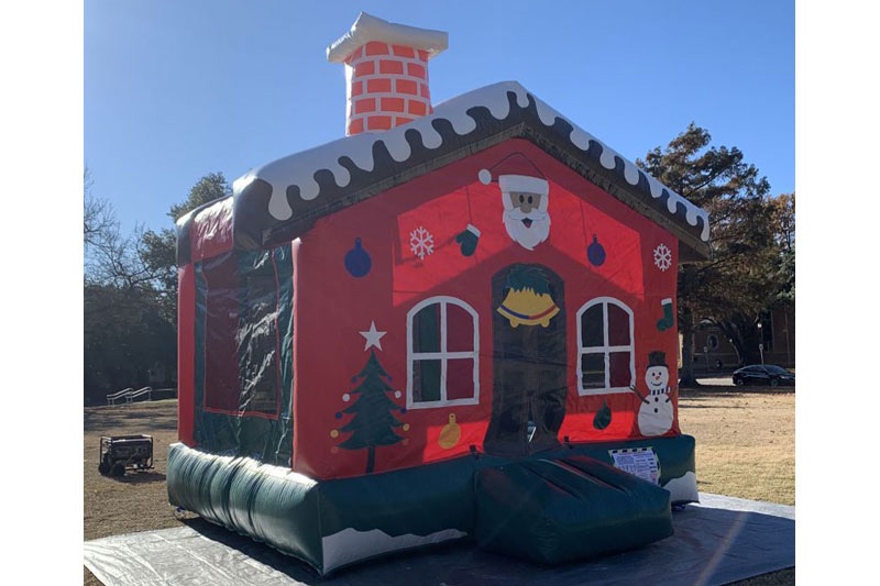 WB071 Merry Christmas Inflatable Bounce House