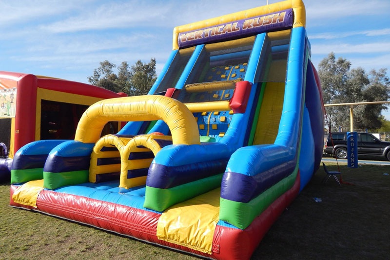 DS046 Vertical Rush Inflatable Obstacle Slide