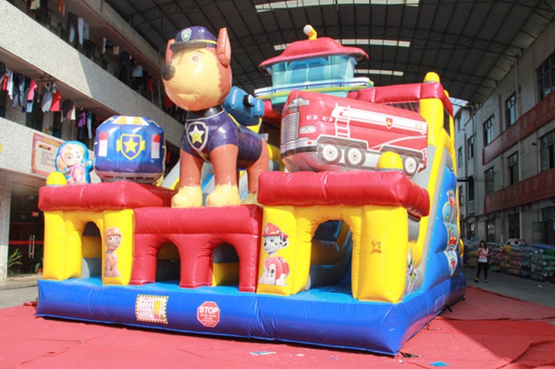 WB011 Paw Patrol 20Ft Obstacle Course Inflatable Combo Bounce