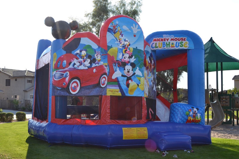 WB012 Disney 4in1 Inflatable Combo Bounce Slide