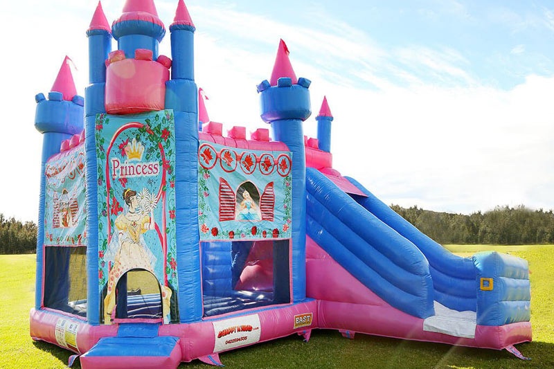 WB029 Disney Princess Inflatable Combo Jumping Castle with Slide