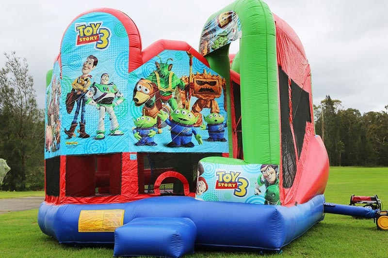 WB038 Toy Story 5 In 1 Inflatable Combo Bounce House Jumping Slide