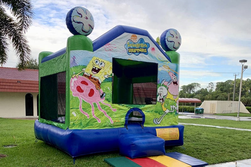WB062 Spongebob Bounce House Inflatable Moonwalk