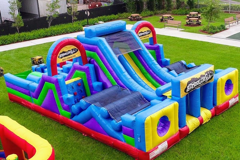 WB083 Adrenaline Rush Obstacle Course Inflatable Bounce