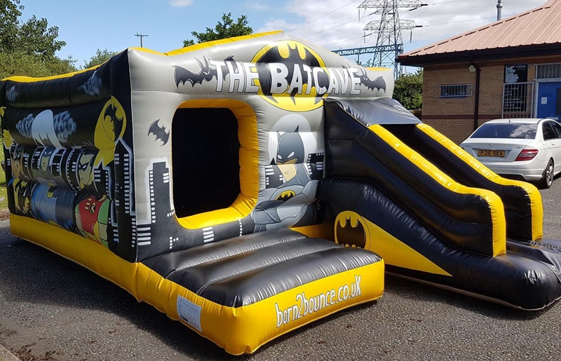 WB087 Batman Bouncy Castle Inflatable Bounce Combo Slide