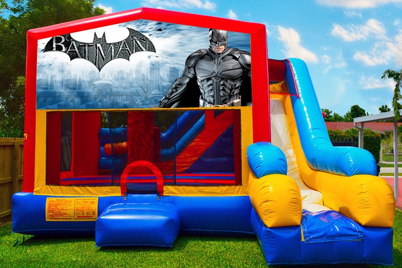 WB101 Batman Bouncy House Inflatable Bounce Combo Slide