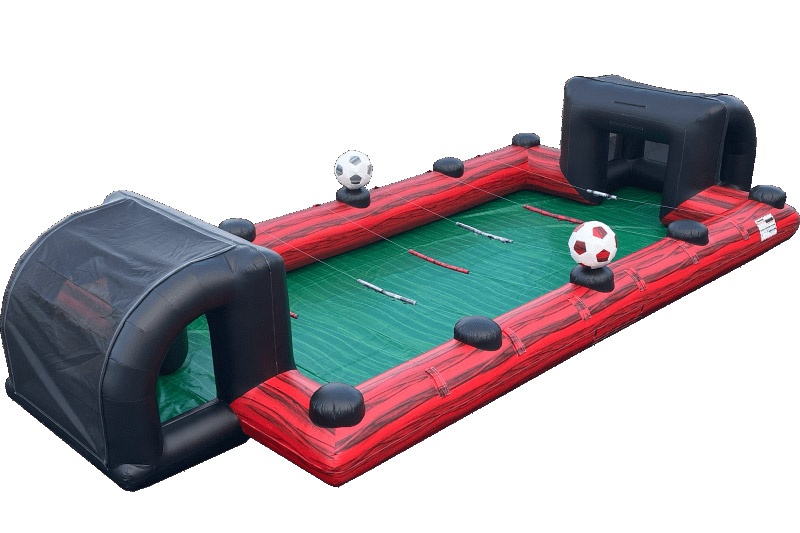 SG036 Black Red Inflatable Human Foosball Soccer Field