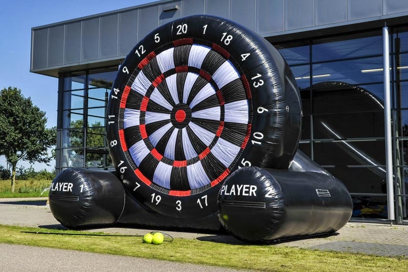 SG038 Inflatable Football Soccer Dart Board with Velcro Balls