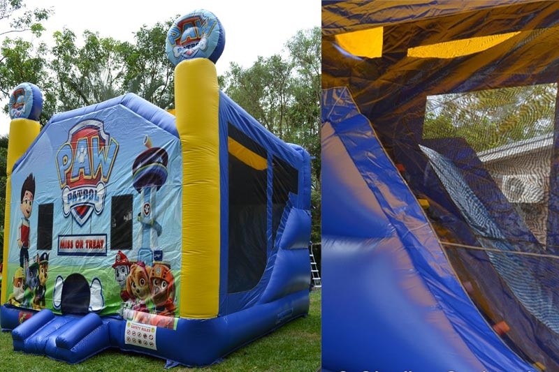 WB120 Paw Patrol Inflatable Combo Slide Bounce House