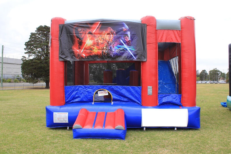 WB116 Star War Theme Jumping Castle Inflatable Combo