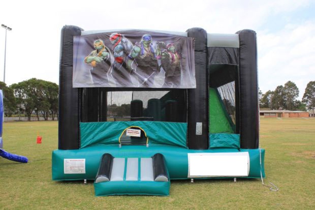 WB118 Teenage Mutant Ninja Turtle Jumping Castle Inflatable Combo