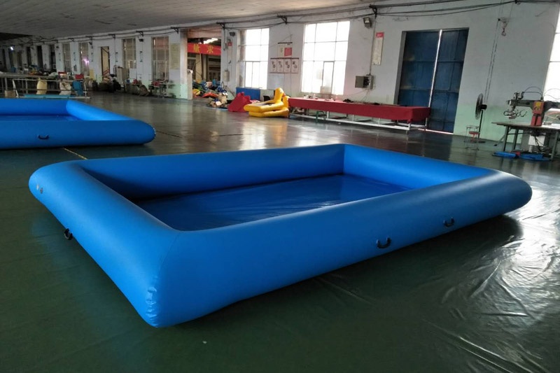 WP019 Plato 0.9mm PVC Kids Blue Inflatable Swimming Pools