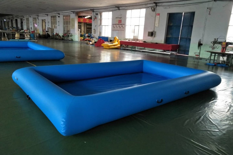 WP019 Plato 0.9mm PVC Kids Blue Inflatable Water Pools