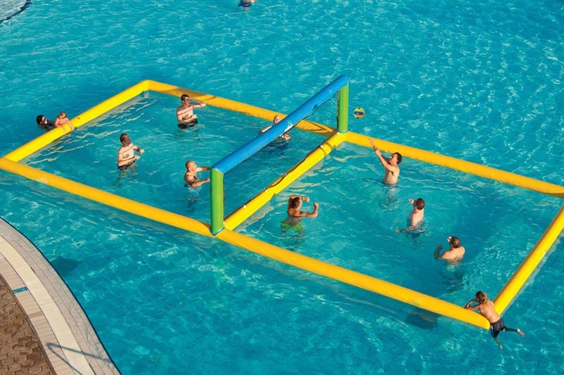 WP011 Outdoor Beach Games Inflatable Water Volleyball Court Seaside