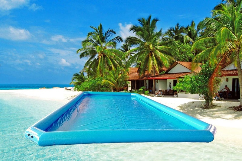 WP047 Commercial High Quality PVC Inflatable Water Pools for sale