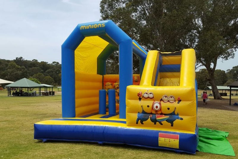 WB137 Minions Inflatable Combo Jumping Castle with Slide