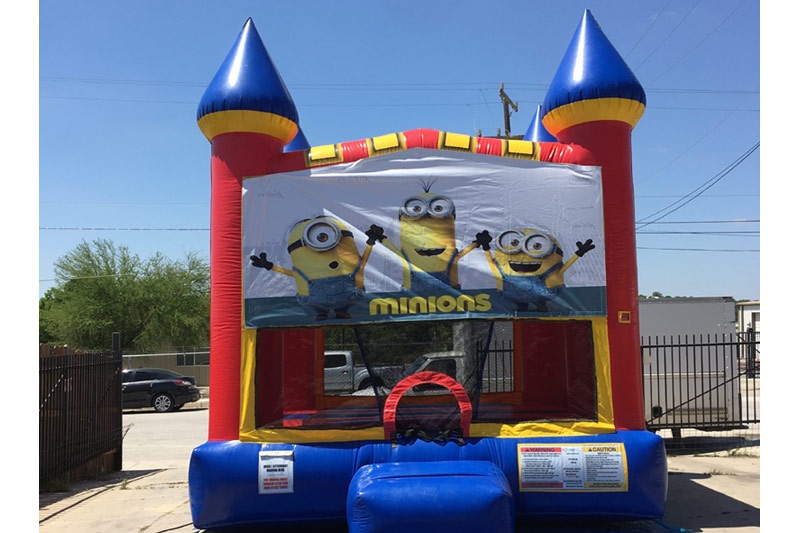 WB136 Minions Inflatable Bounce House Jumping Castle