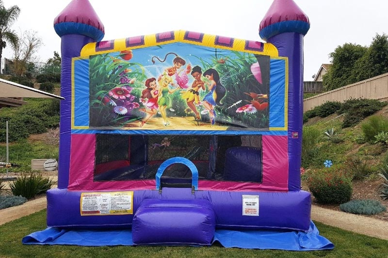 WB141 4in1 Themed Dream Inflatable Bounce House Jumping Castle