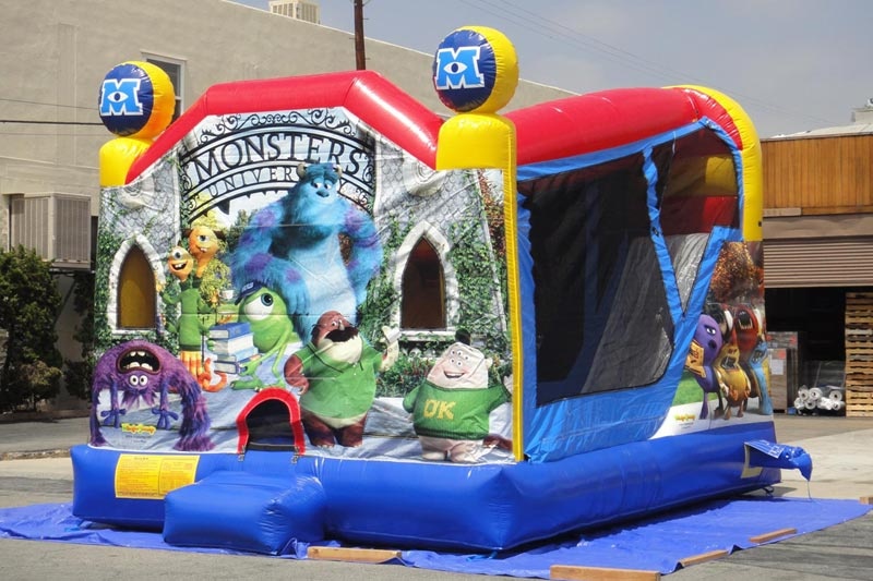 WB142 Monsters University C4 Inflatable Combo Bounce Castle