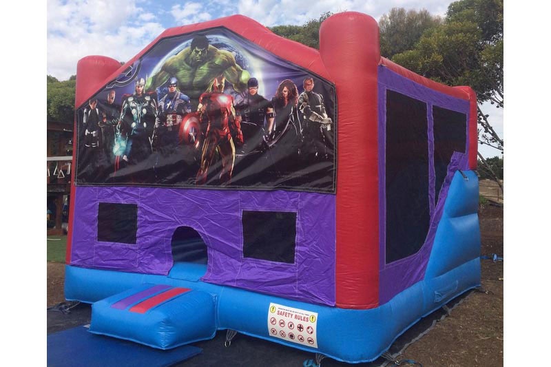 WB143 Avengers 4in1 Inflatable Combo Bounce Castle