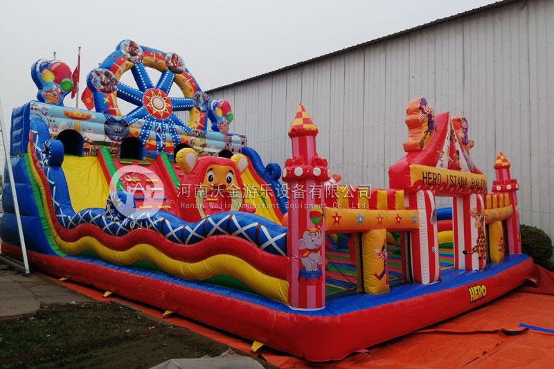 WJ057 Ferris Wheel Park Fun City Inflatable Bouncy Castle