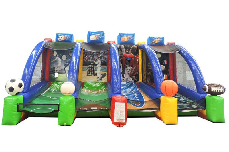 SG101 Commercial Interactive 4in1 Inflatable Balls Shooting Games