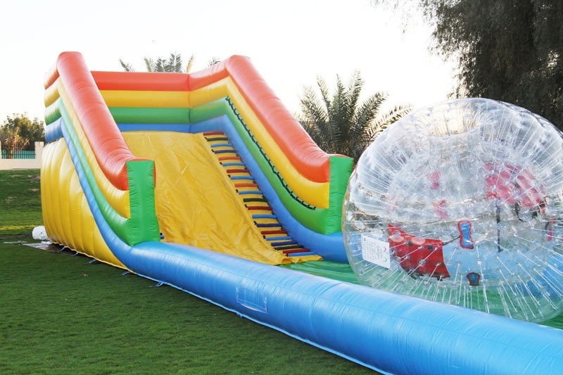 SG088 Inflatable Zorb Ball Slide Sport Games