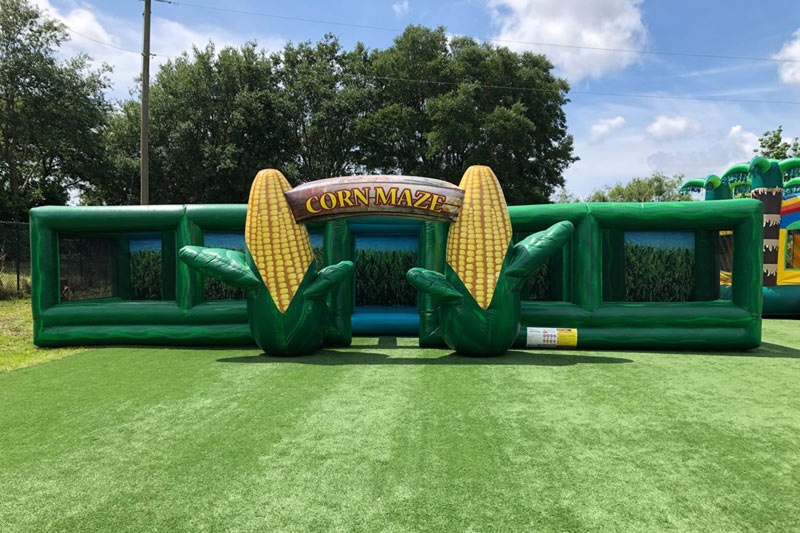SG115 Outdoor Inflatable Corn Maze Obstacles Games