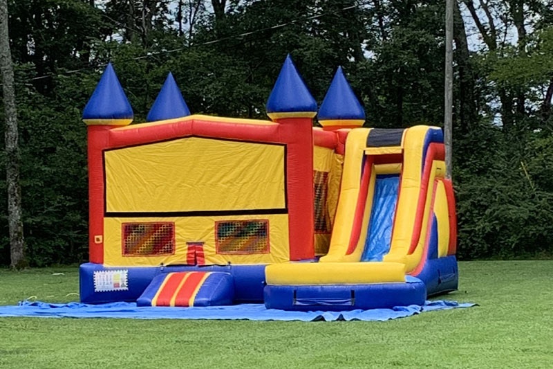 WB088 Epic Inflatable Wet Combo Bouncy Castle with Slide Pool