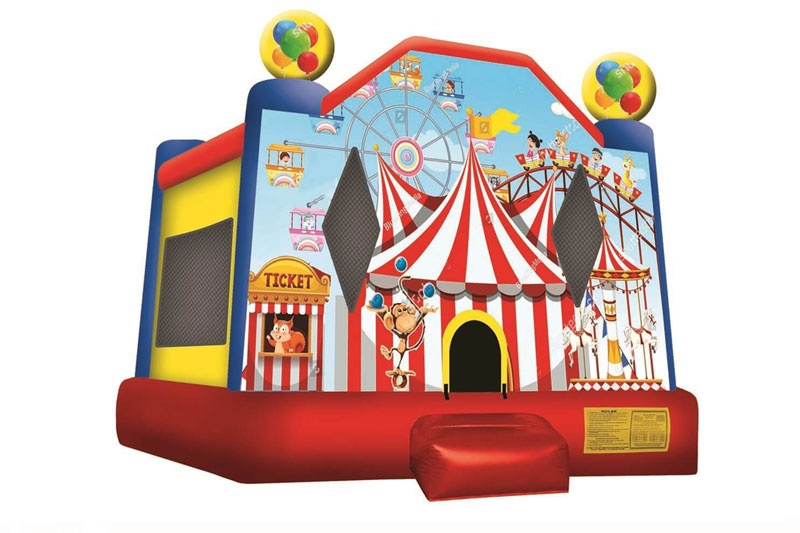 WB180 Circus Carnival Kids Inflatable Bounce House