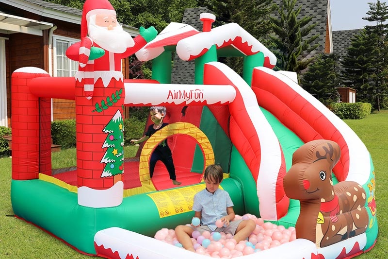 Factory Cheap Customized Christmas Inflatable Bouncer Bounce House