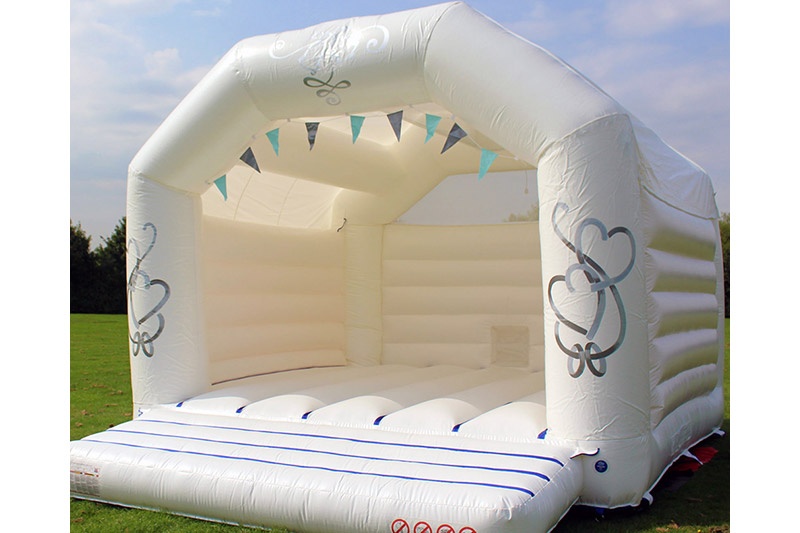 WJ169 Outdoor White Wedding Bouncy Castle Inflatable Bounce House