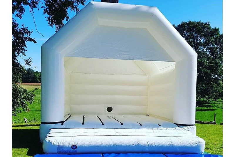 WJ170 White Wedding Bouncy Castle Inflatable Bounce House